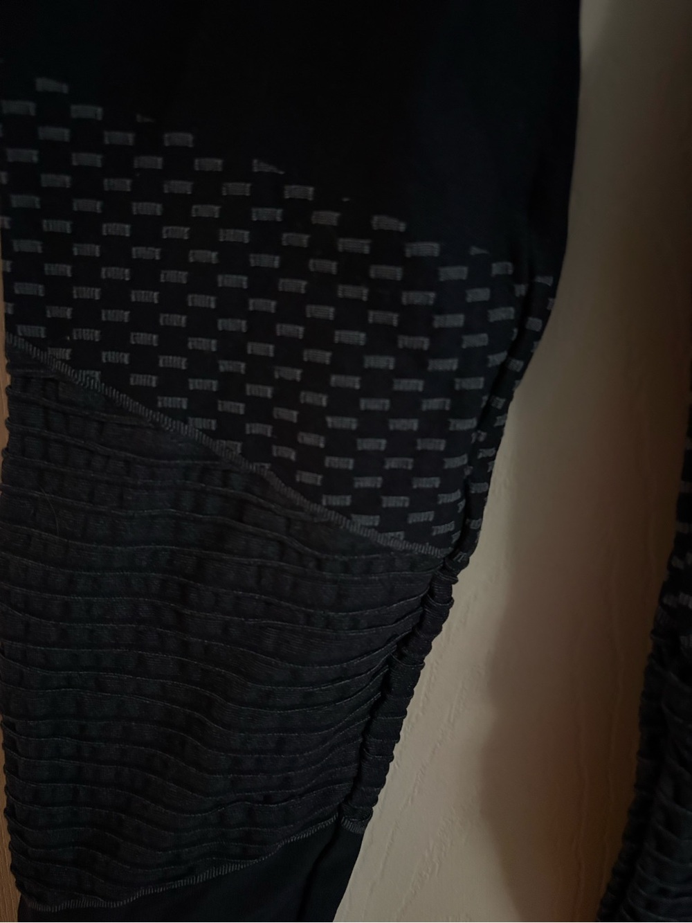 Spanx look at me now seamless moto leggings navy gray athleisure athletic M - Picture 5 of 5